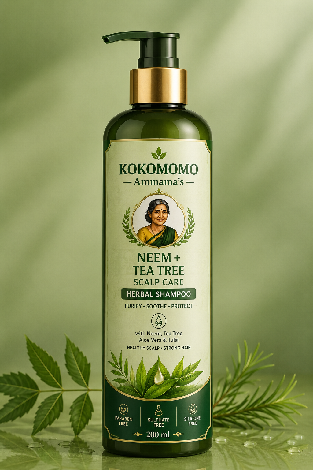Neem + Tea Tree Scalp Care Shampoo