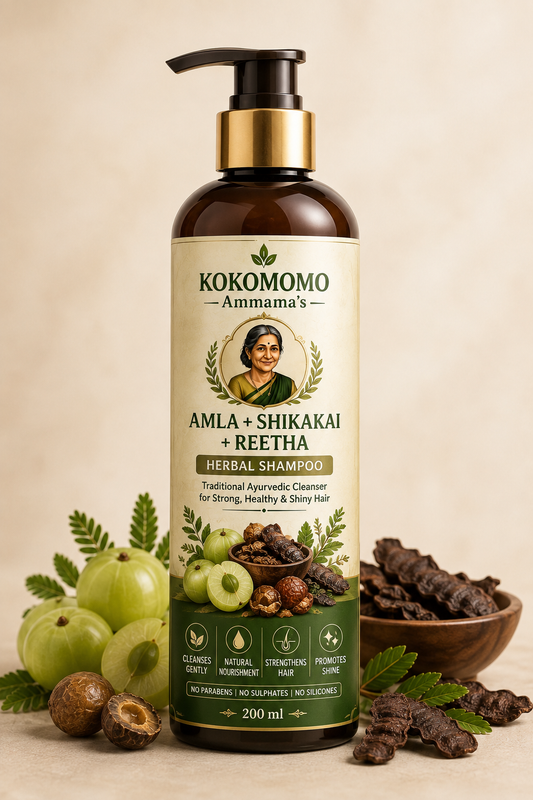 Amla + Shikakai + Reetha Shampoo