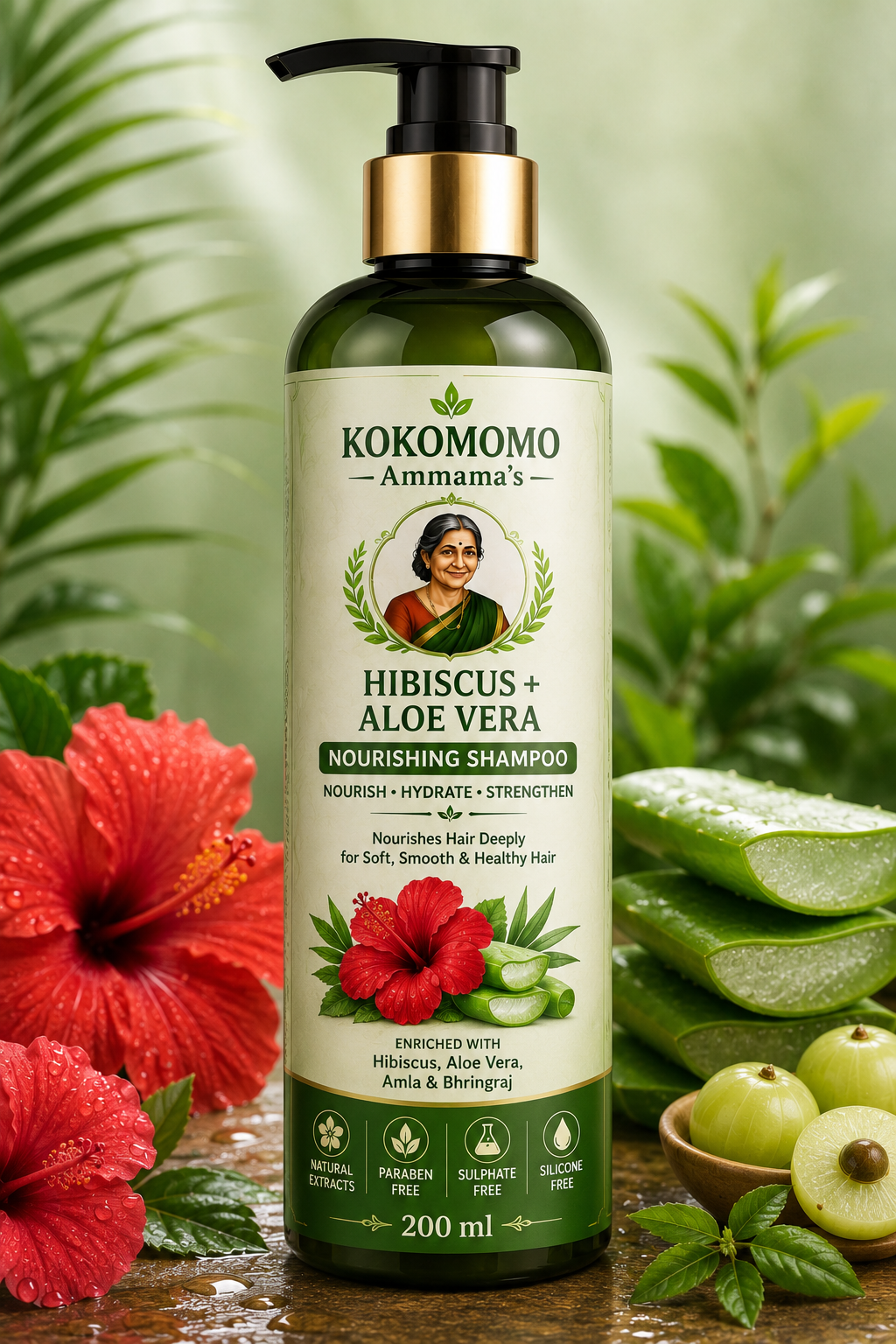 Hibiscus + Aloe Vera Nourishing Shampoo